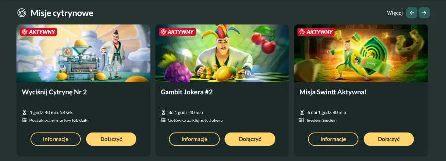Lemon casino bonus bez depozytu